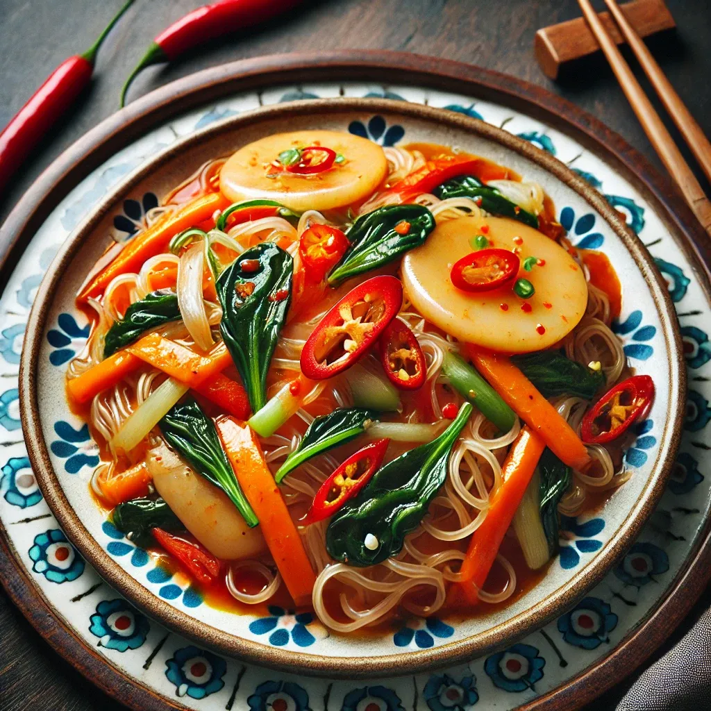 잡채떡볶이
