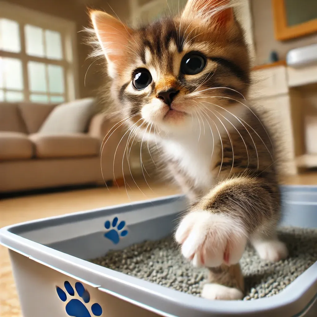 고양이 모래 먹음