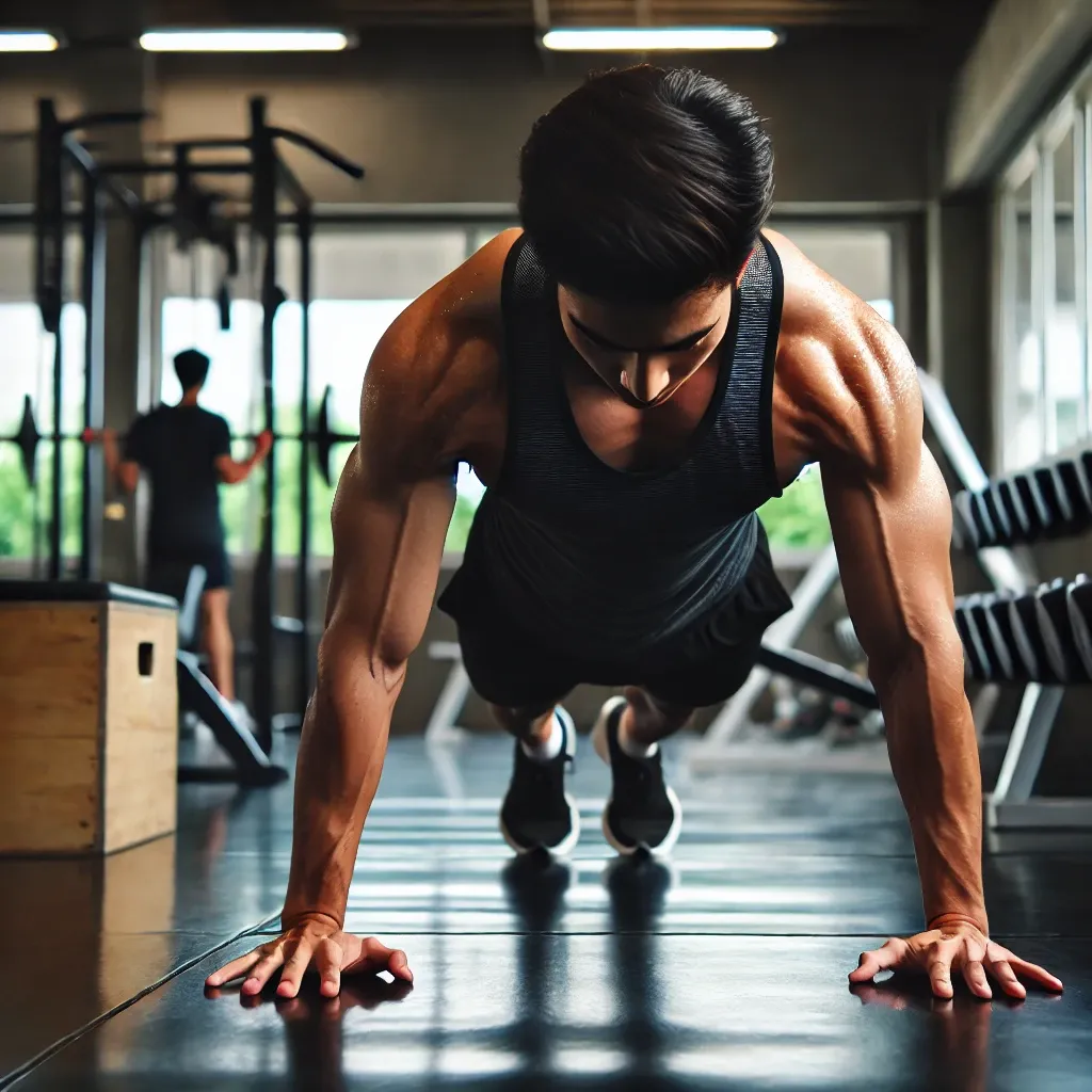 푸쉬업 가슴 운동