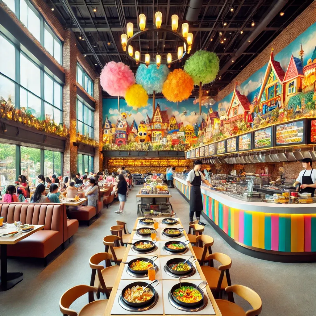 롯데월드 내부 식당