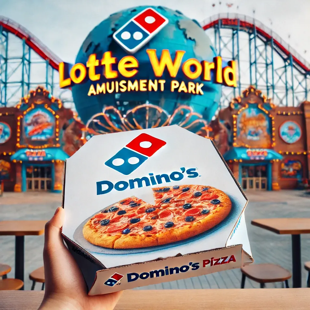 롯데월드 도미노피자