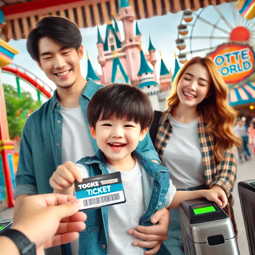 롯데월드 자유이용권 소인