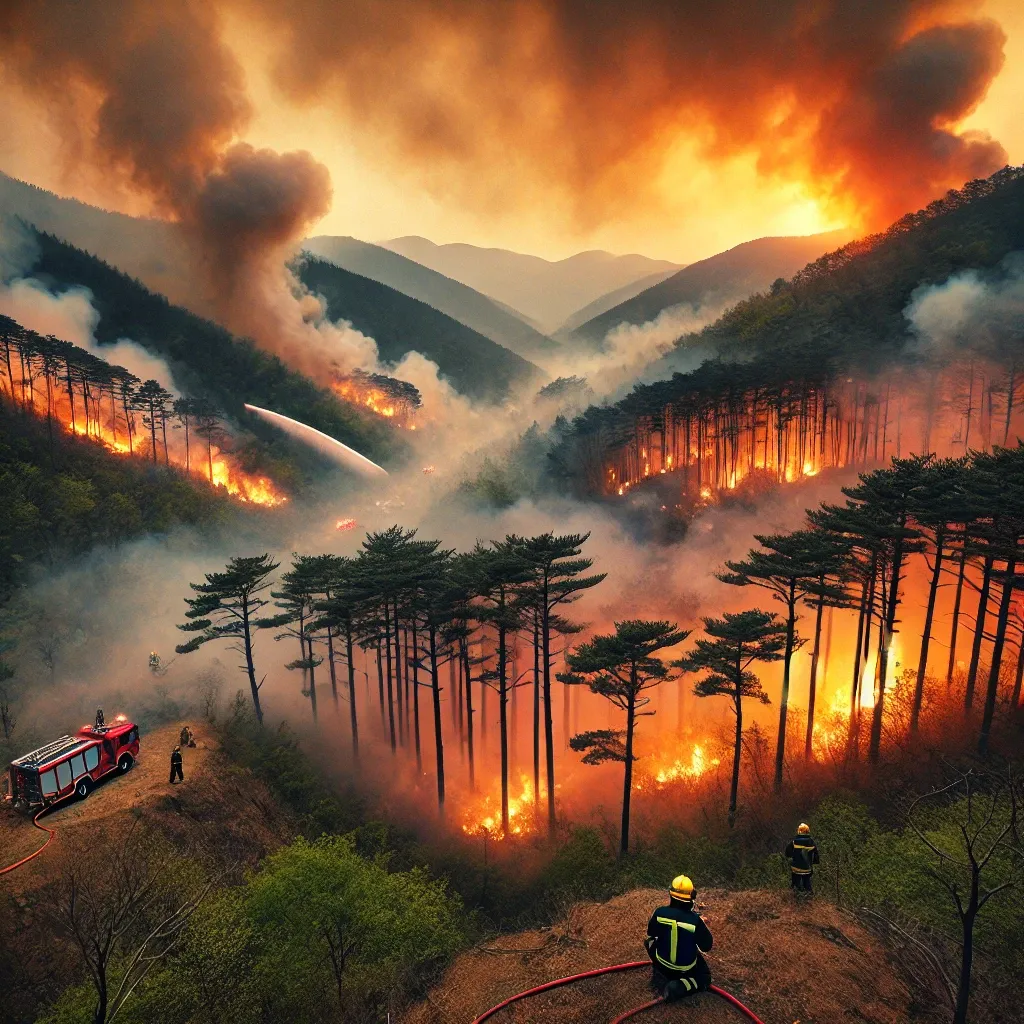 안동 산불 현재상황