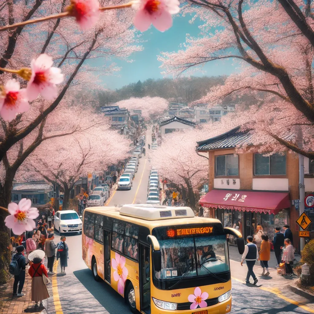 진해 벚꽃축제 셔틀버스