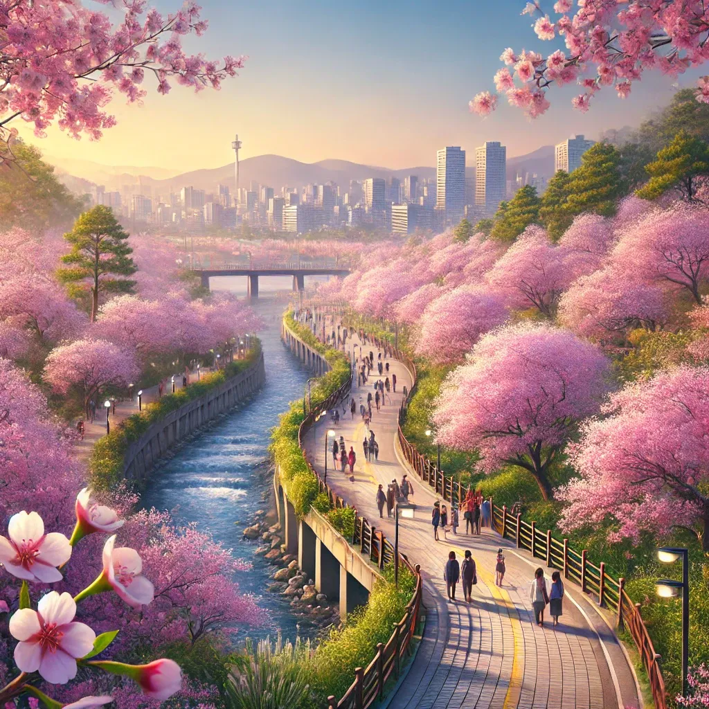 광교산마루길 벚꽃축제