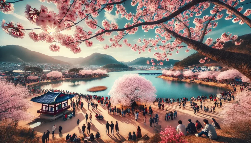 경주 벚꽃축제 보문단지