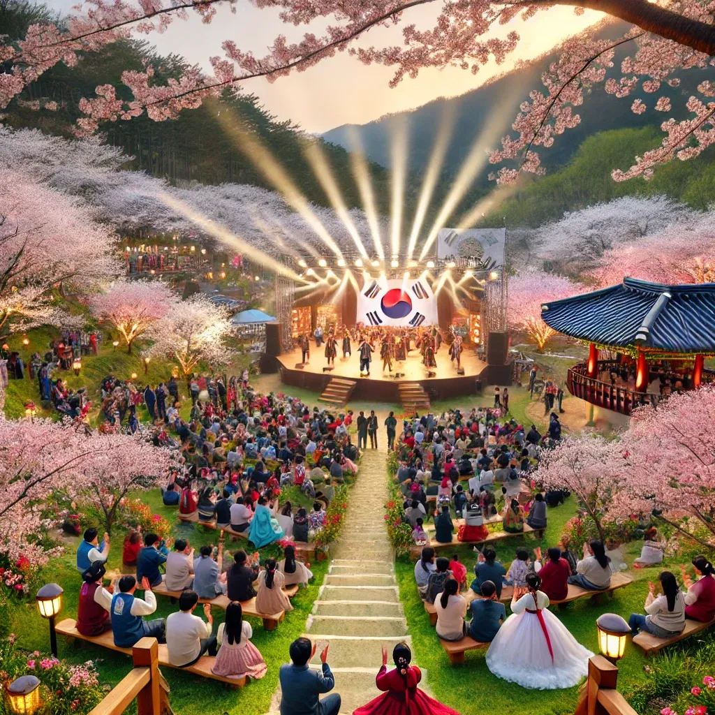 화개장터 벚꽃축제 공연