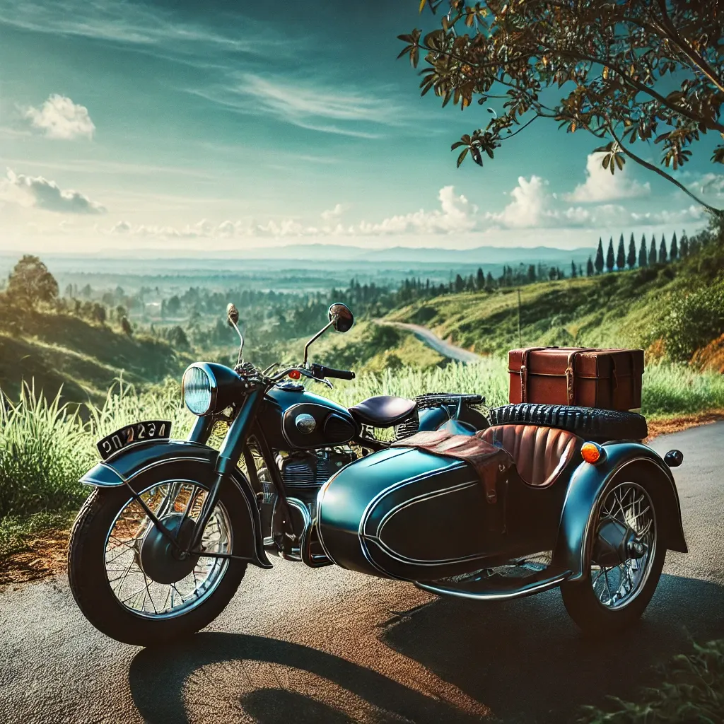 사이드카 오토바이