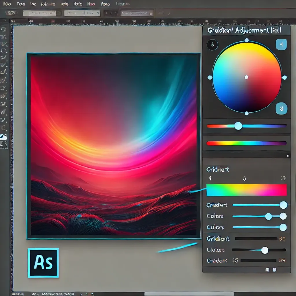포토샵 그라데이션 주기