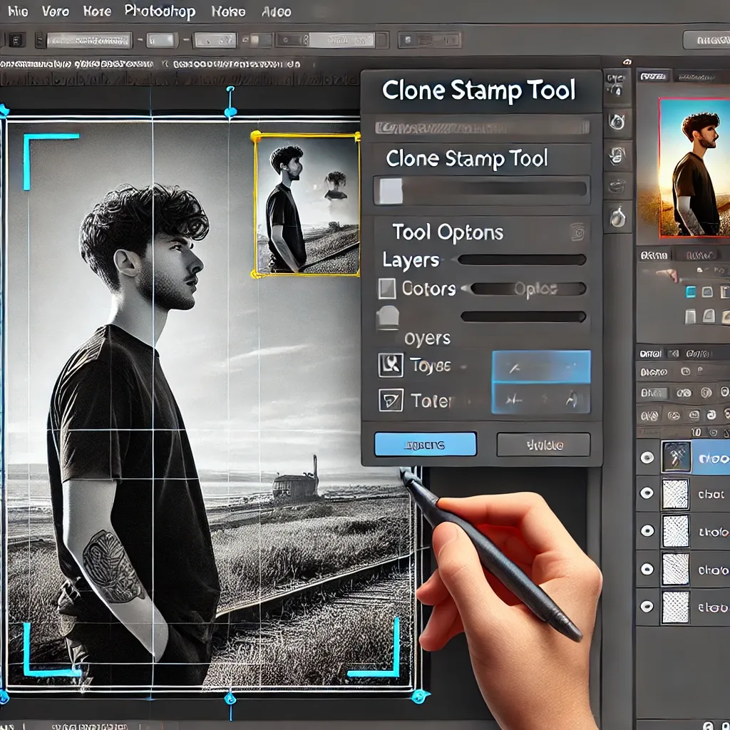 포토샵 복제도장