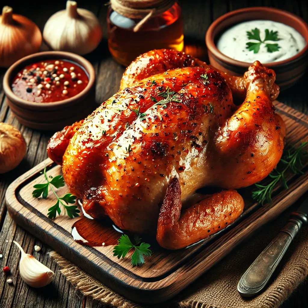 야식으로는 치킨이 Good! 구운 치킨 만들기