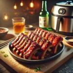 야식 술도둑!! 에어프라이어로 만든 등갈비구이♡
