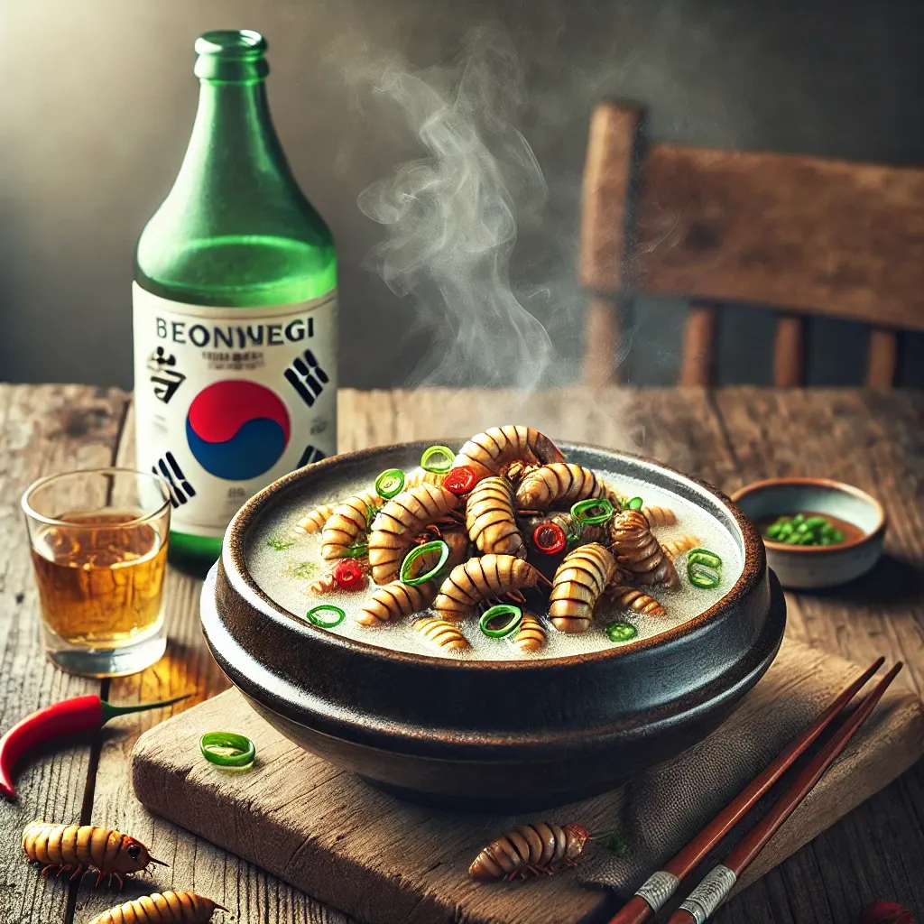 번데기탕 만드는법 소주 안주 유동 번데기탕 레시피