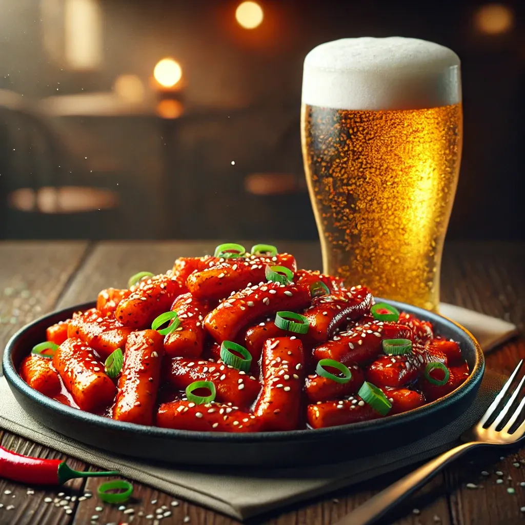 맥주안주로도 좋은 빨간 떡볶이 맛있게 만들기
