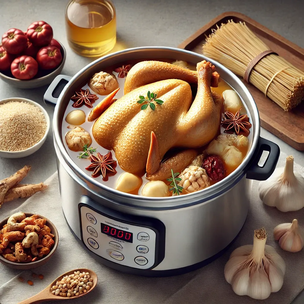 인기메뉴 여름 보양식 압력솥 삼계탕 레시피~!
