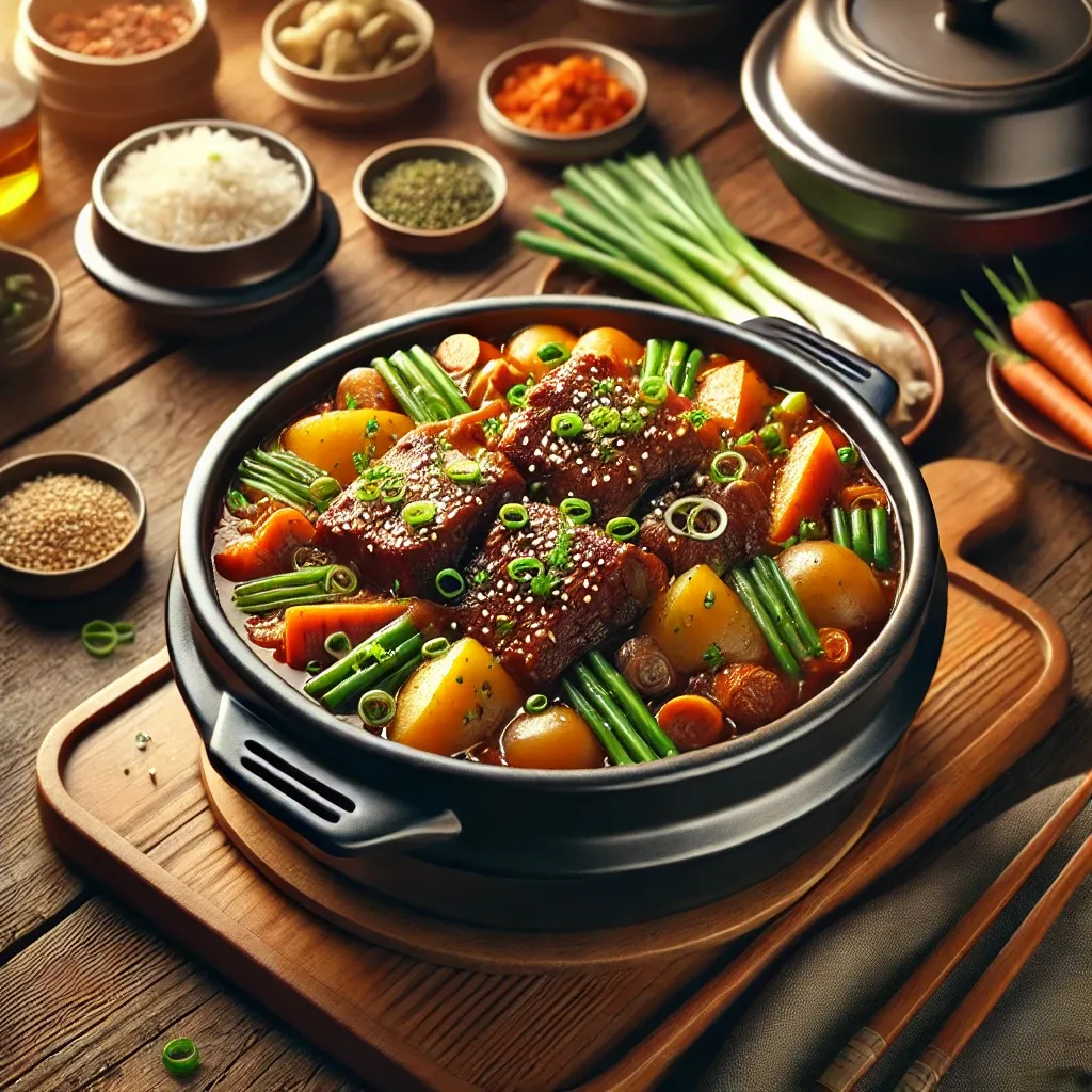 압력솥 갈비찜 만들기