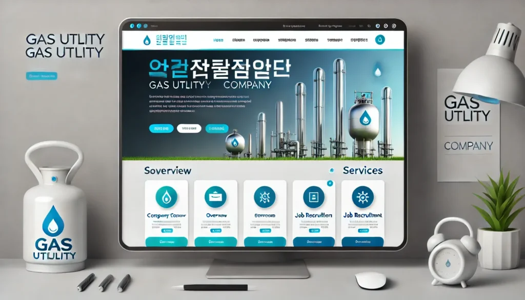 대화도시가스 홈페이지