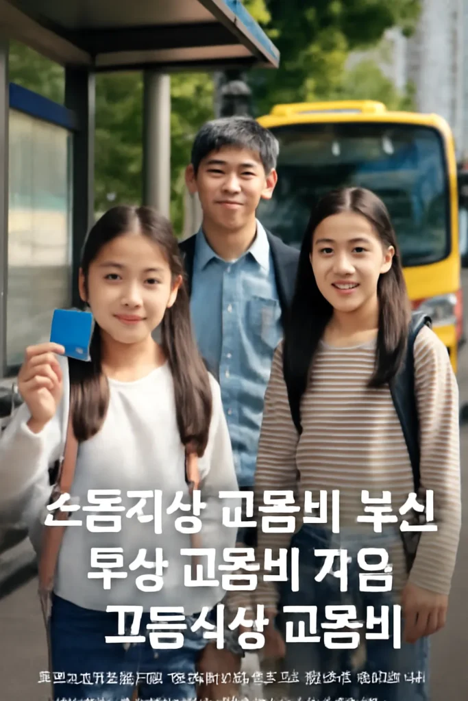 초등학생 교통비 부산
