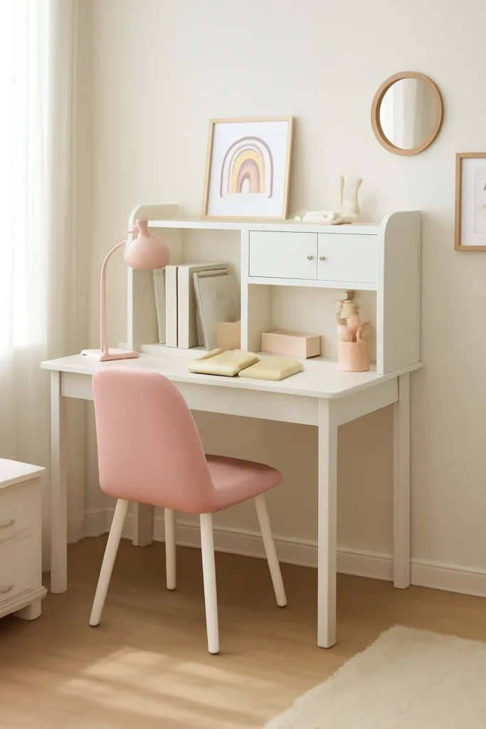 여아 초등학생 책상 세트