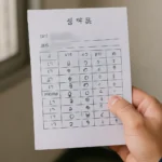 중학생 성적표 조회