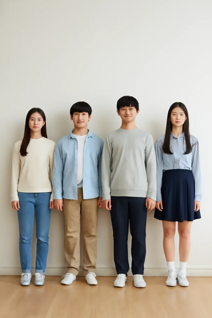 중학생 평균키