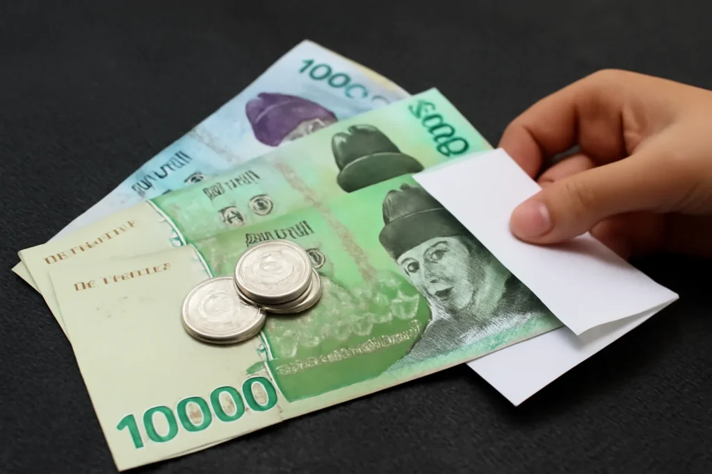 중학생 명절 용돈