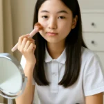 중학생 화장