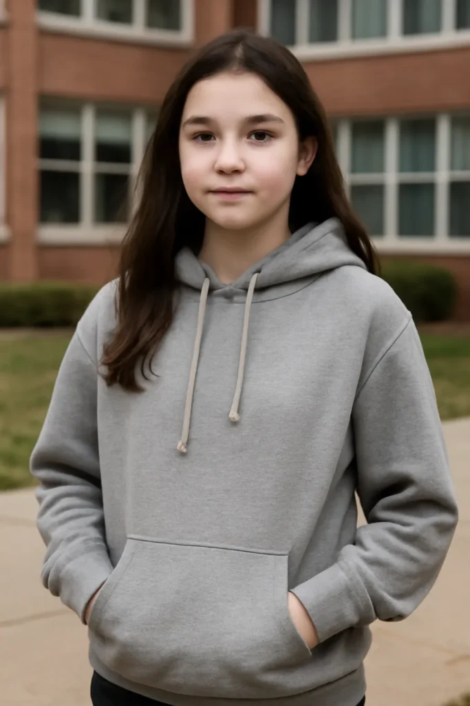 중학생 후드티