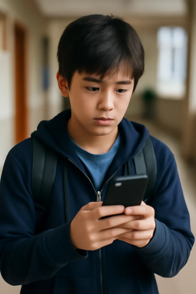 중학생 휴대폰 통제
