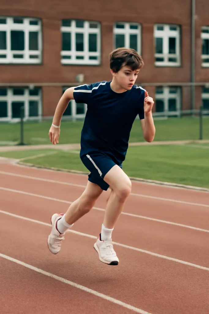 중학생 100m 기록