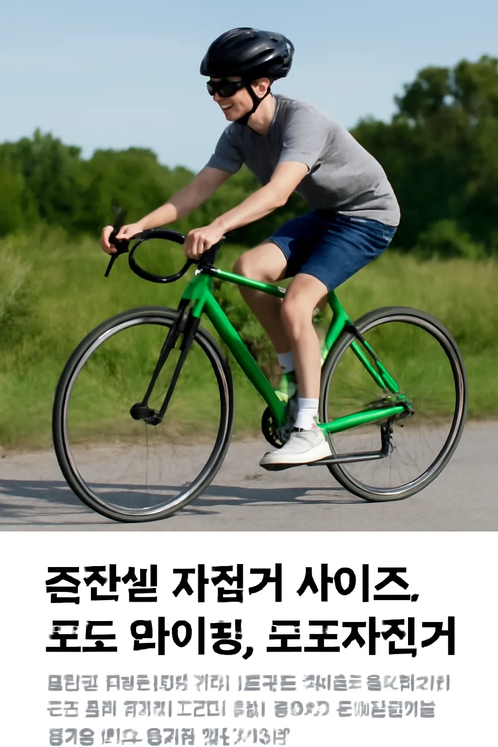 중학생 로드자전거 사이즈