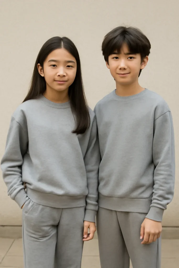 중학생 맨투맨 세트