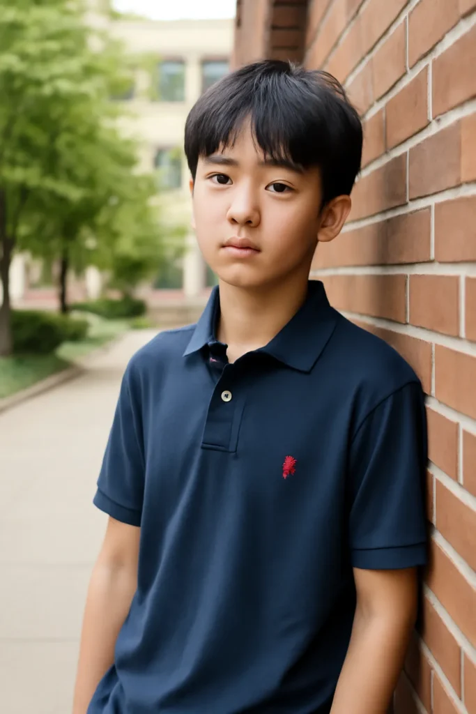 중학생 반팔티 폴로