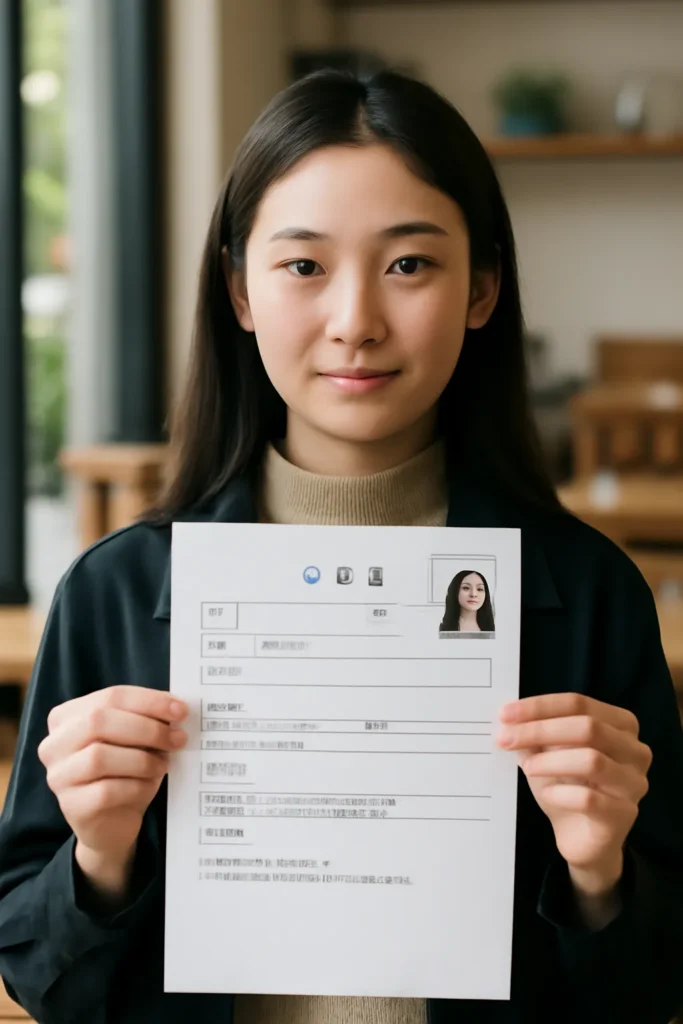 고등학생 알바 이력서