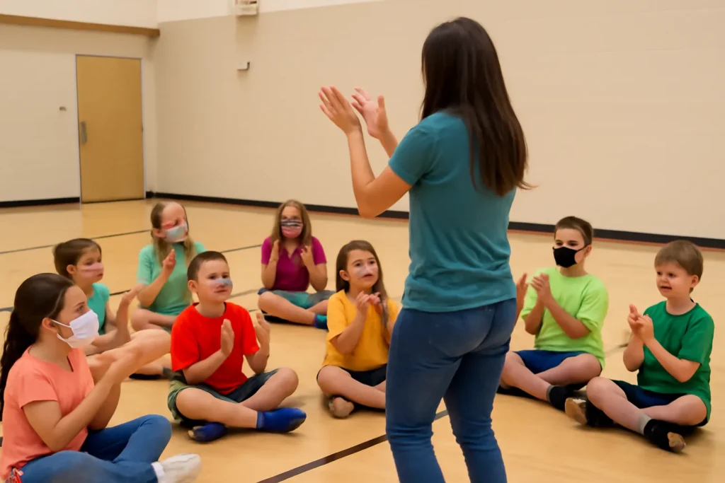 초등학생 레크레이션 실내