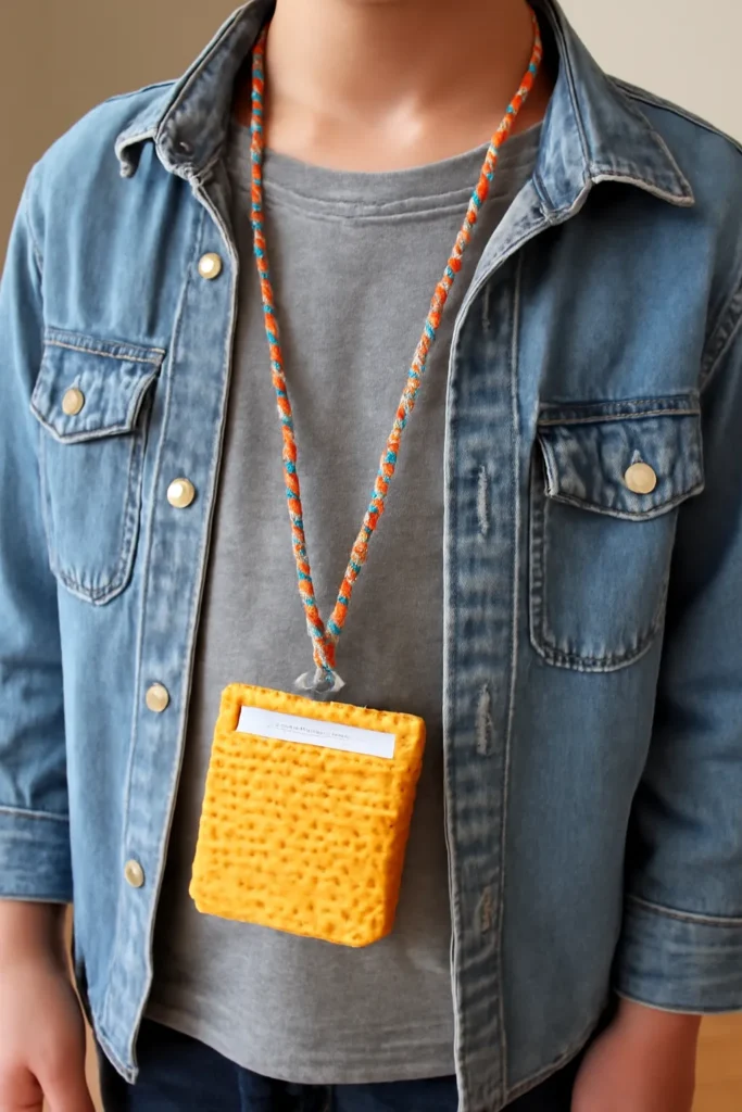 초등학생 목걸이 카드지갑