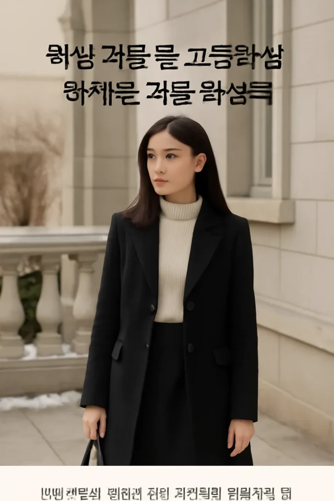 고등학생 하객룩 겨울
