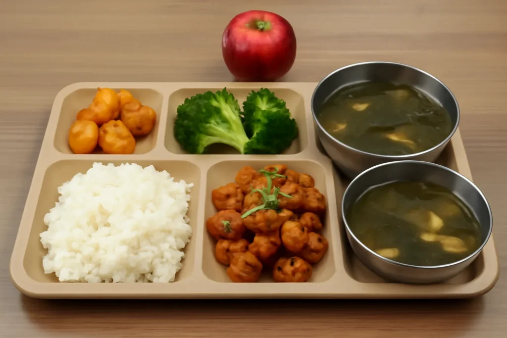 고등학생 식단표