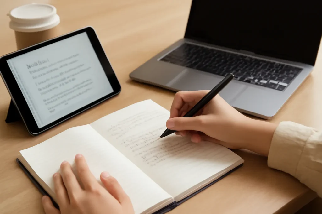 대학생 필기 노트