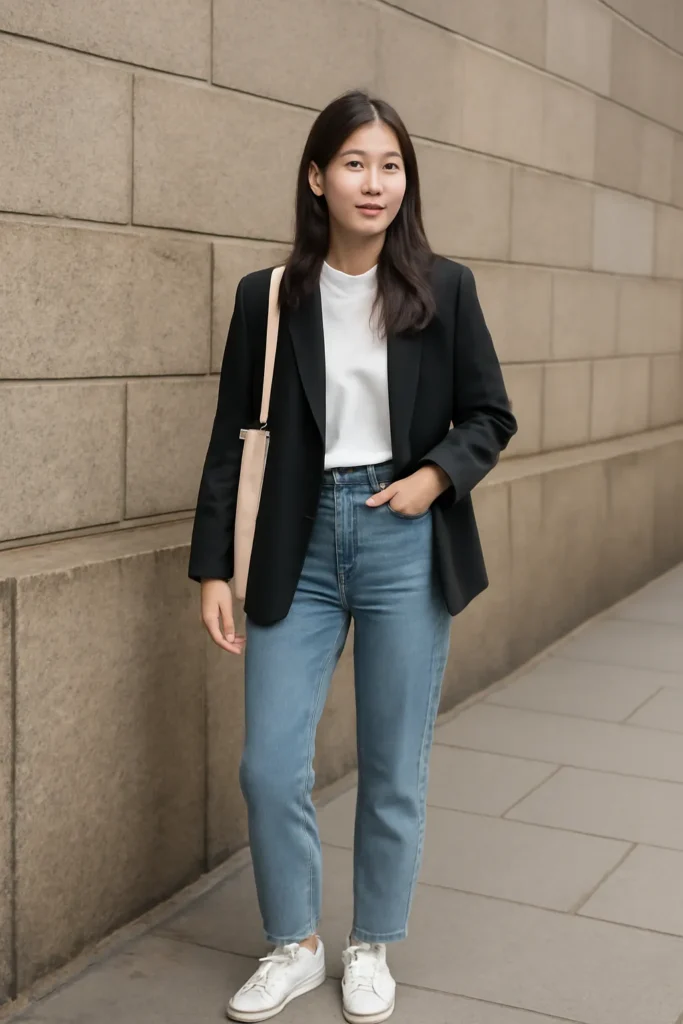 여자 대학생 패션