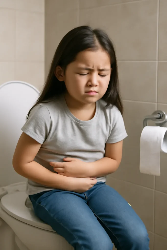 초등학생 변비 복통