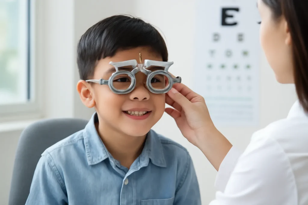 초등학생 교정시력