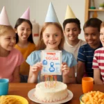 초등학생 생일파티 초대장