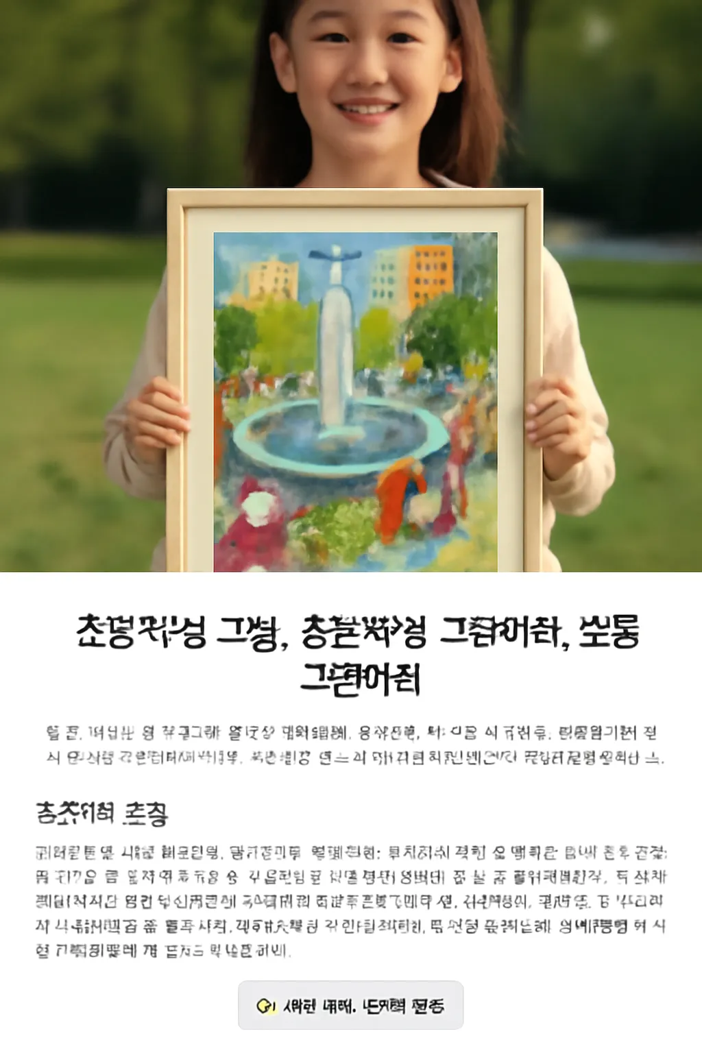 초등학생 그림 대회 수상작