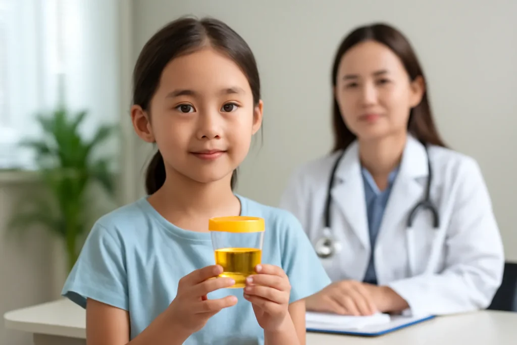 초등학생 건강검진 소변