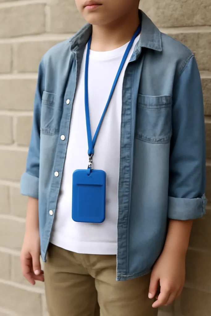 초등학생 카드지갑 목걸이