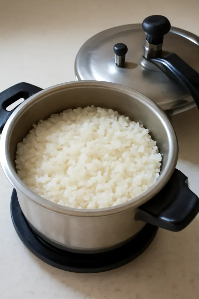 압력솥밥 하는법