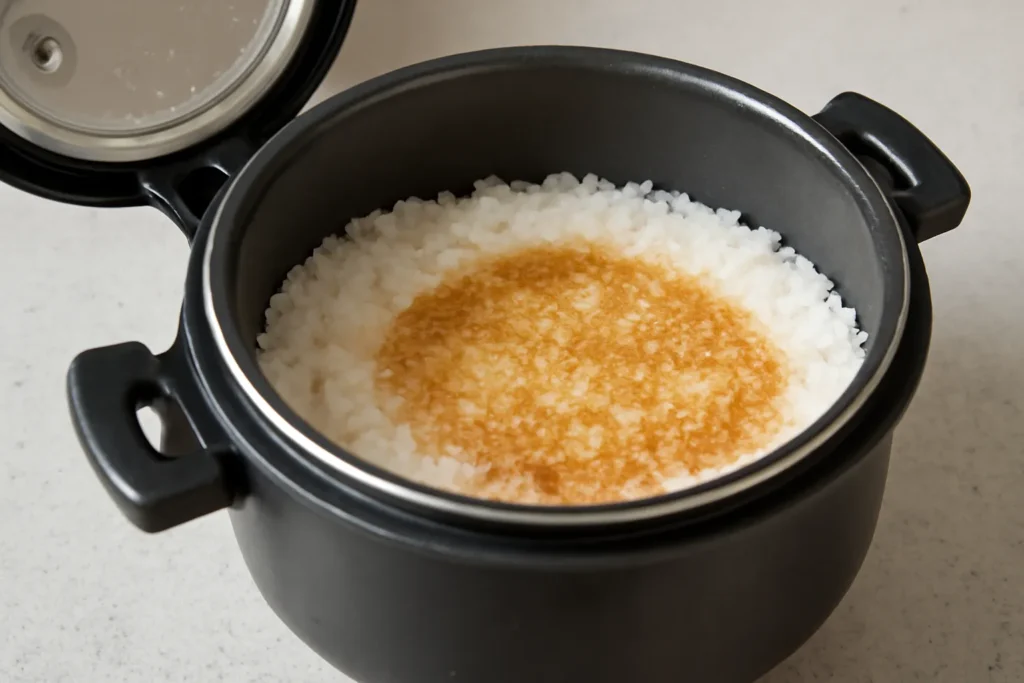 압력솥 밥하기 누룽지