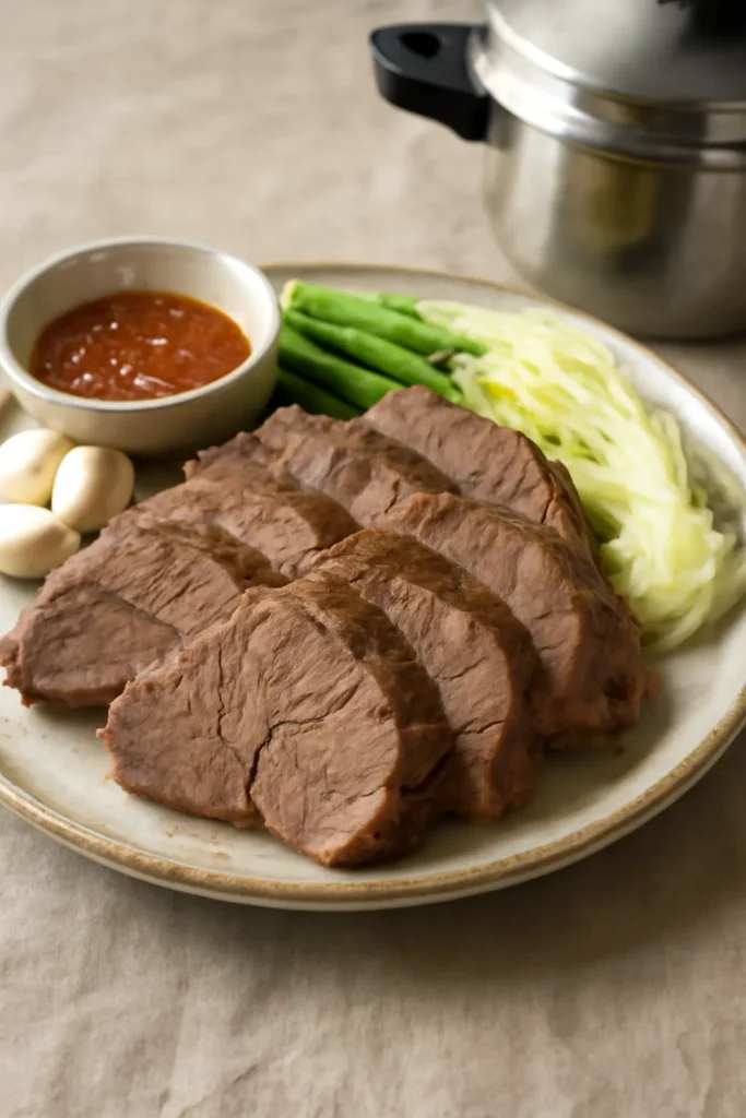 아롱사태 수육 압력솥