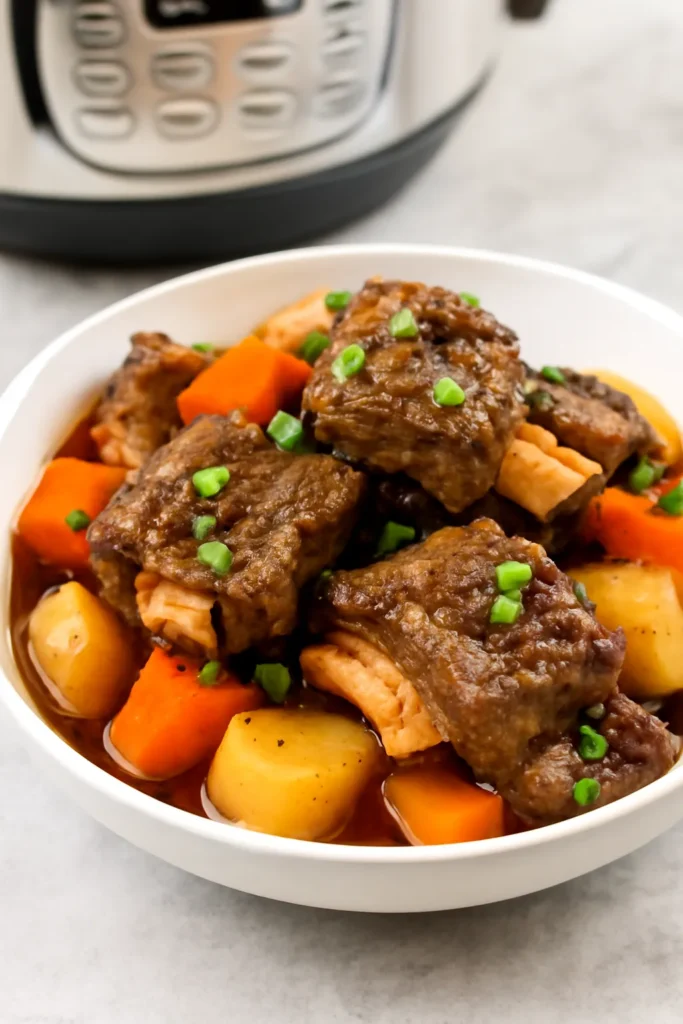 부드러운 전기압력솥 갈비찜